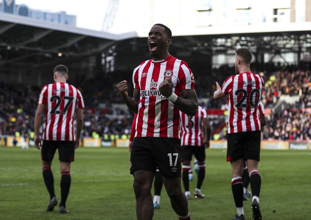 Überzeugt Ivan Toney mit Brentford auch beim schweren Auswärtsspiel in Leicester? © IMAGO / NurPhoto, 12.03.2022 Leicester Brentford Tipp 03 2022