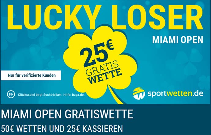 Sportwetten.de Gratiswette Tennis