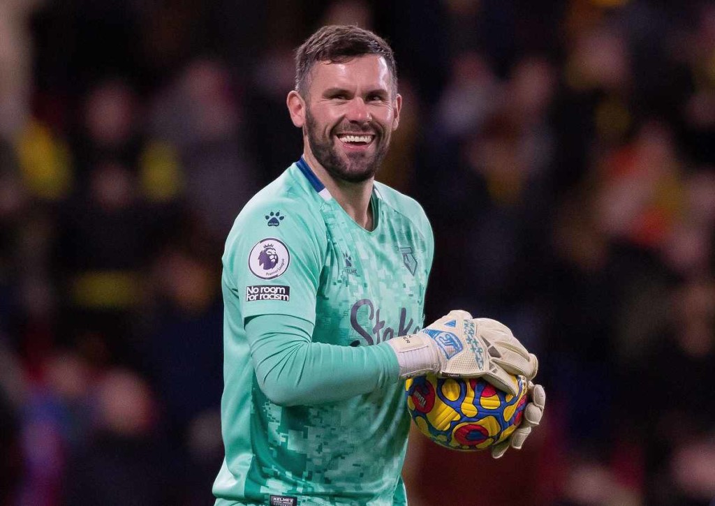 Bekommt Watford-Keeper Foster gegen Wolverhampton einen Treffer eingeschenkt? © IMAGO / Shutterstock, 23.02.2022 Wolverhampton Watford Tipp