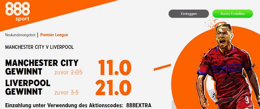 888Sport Neukunden-Angebot