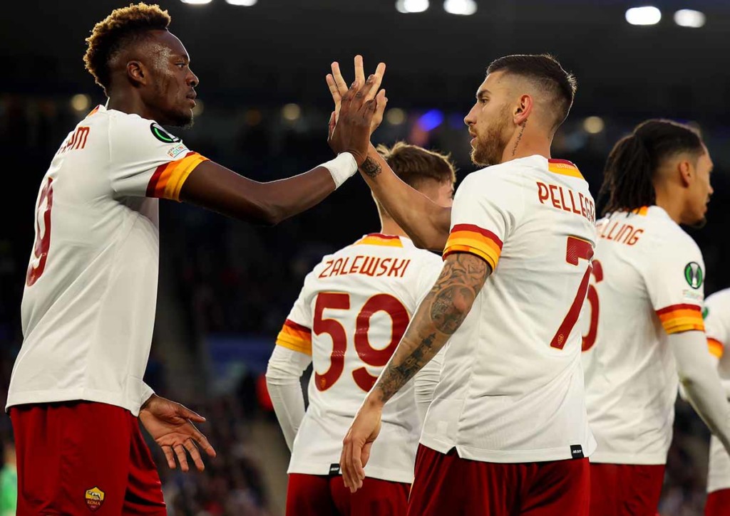 Besiegt AS Rom (im Bild: Abraham - Pellegrini) auch ein formstarkes Bologna? © IMAGO / PRiME Media Images, 28.04.2022 AS Rom vs. Bologna Tipp 05 2022