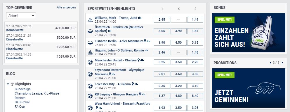 bet-at-home Sportwetten