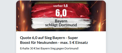 Bayern - Dortmund Quoten - Sportwetten Angebote