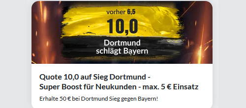 Bayern - Dortmund Quoten - Sportwetten Angebote