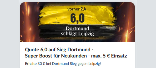 Dortmund - Leipzig Quoten - Sportwetten Angebote