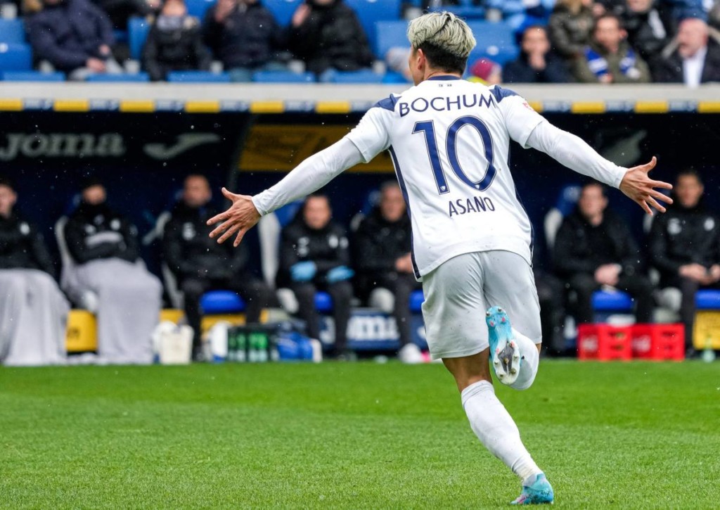Schießt Asano den VfL Bochum zum Überraschungssieg gegen Leverkusen? © IMAGO / foto2press, 02.04.2022 Schießt Asano den VfL Bochum zum Überraschungssieg gegen Leverkusen?