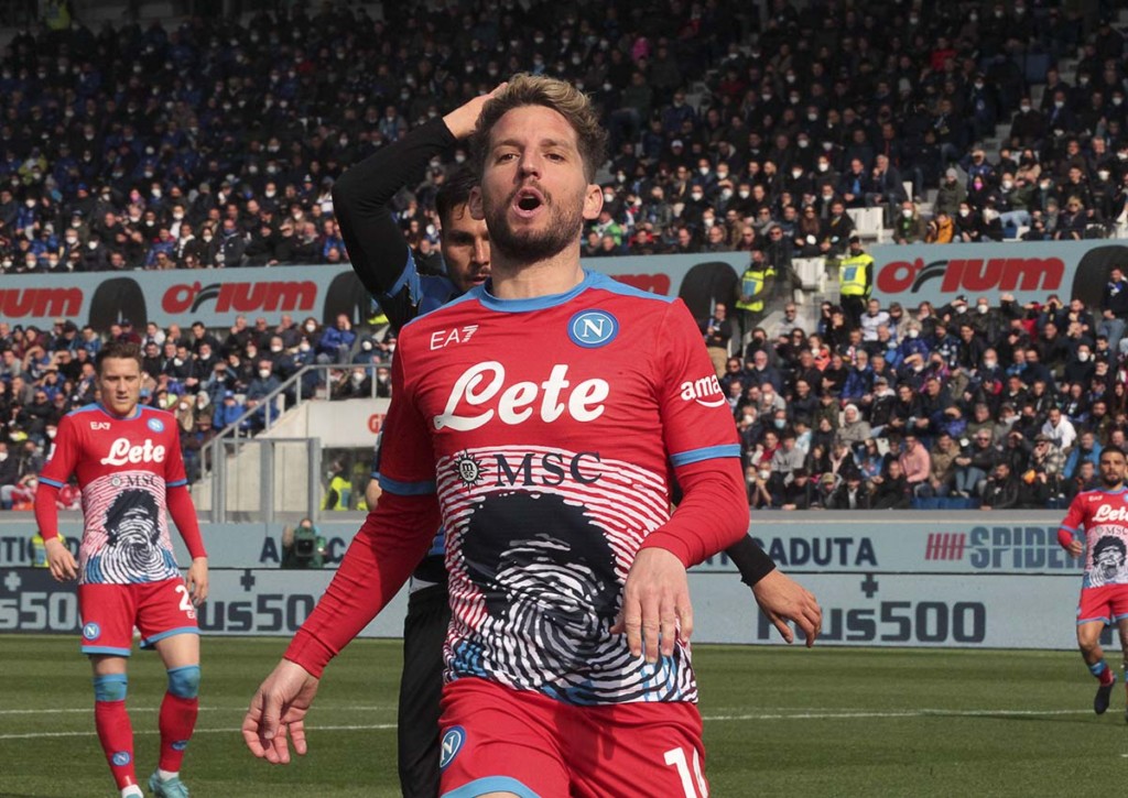 Schafft es Dries Mertens mit Napoli, einen Sieg über Fiorentina einzuheimsen? © IMAGO / ZUMA Press, 03.04.2022 Napoli Fiorentina Tipp