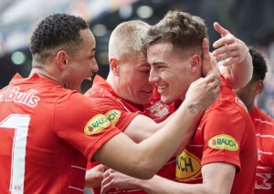 Fährt Red Bull Salzburg gegen Austria Wien den nächsten Sieg ein? © IMAGO / Fotostand, 03.04.2022 Red Bull Salzburg Austria Wien Tipp