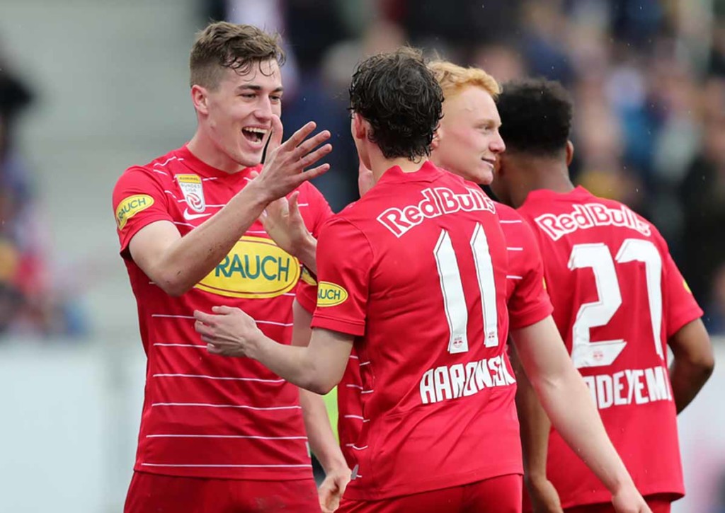 Siegt Red Bull Salzburg als frisch gebackener Meister auch ein viertes Mal gegen Sturm? © GEPA pictures Sturm Graz vs. Red Bull Salzburg Tipp 04 2022