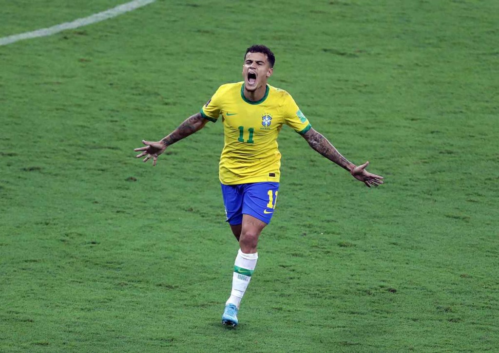 Brasilien (im Bild: Coutinho) ist deutlicher Favorit gegen Südkorea © IMAGO / Action Plus, 02.02.2022 Südkorea Brasilien Tipp