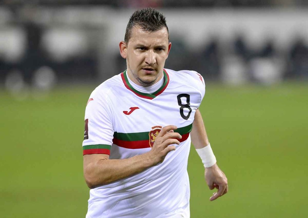 Begegnen sich Bulgarien (im Bild: Nedelev) und Nordmazedonien © IMAGO / Pius Koller, 15.11.2021 Bulgarien Nordmazedonien Tipp