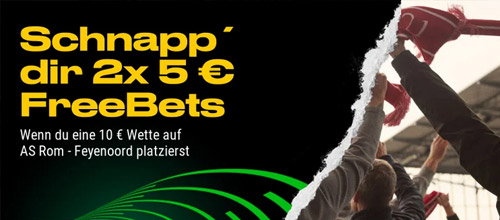 Rom - Feyenoord Gratiswette - Sportwetten Angebote