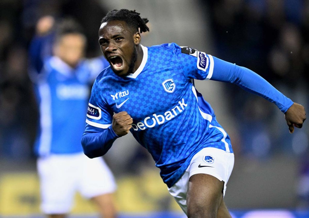 Genk (im Bild: Joseph Paintsil) will bei Charleroi punkten. © IMAGO / Belga, 29.04.2022 Charleroi Genk Tipp