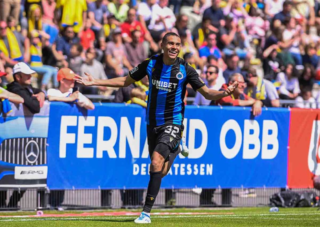 Bringt sich Brügge (im Bild: Antonio Nusa) gegen Royal Union in die Poleposition für das Meisterschaftsfinale? © IMAGO / Belga, 08.05.2022 Brügge Royal Union Tipp