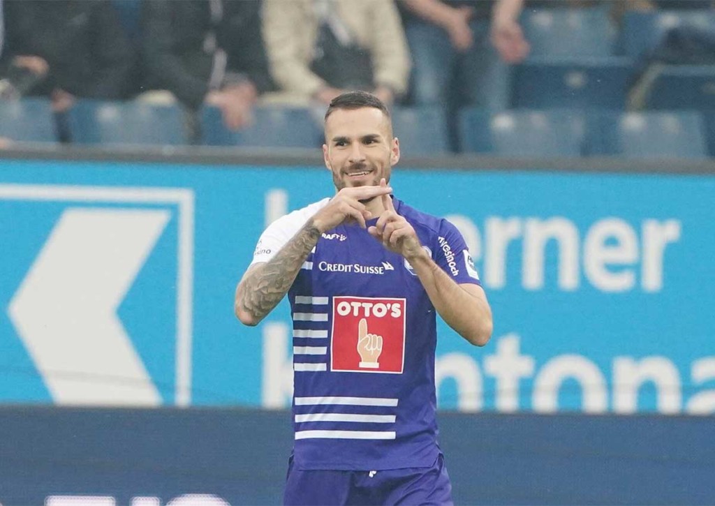 Nimmt der FC Luzern (im Bild: Dejan Sorgic) den Schwung mit nach Sion? © IMAGO / Geisser, 08.05.2022 Sion Luzern Tipp