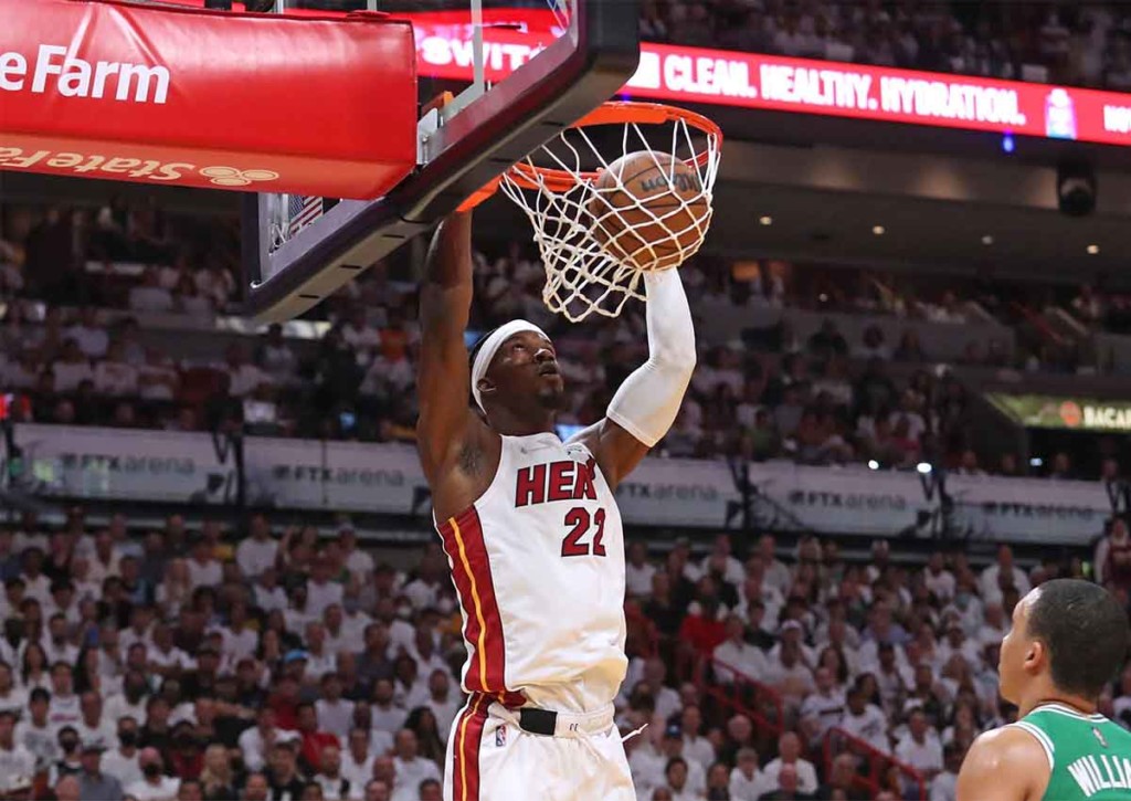 Legen die Miami Heat (im Bild: Jimmy Butler) in Game 2 gegen die Boston Celtic nach? © IMAGO / ZUMA Wire, 18.05.2022 Miami Heat Boston Celtics Tipp
