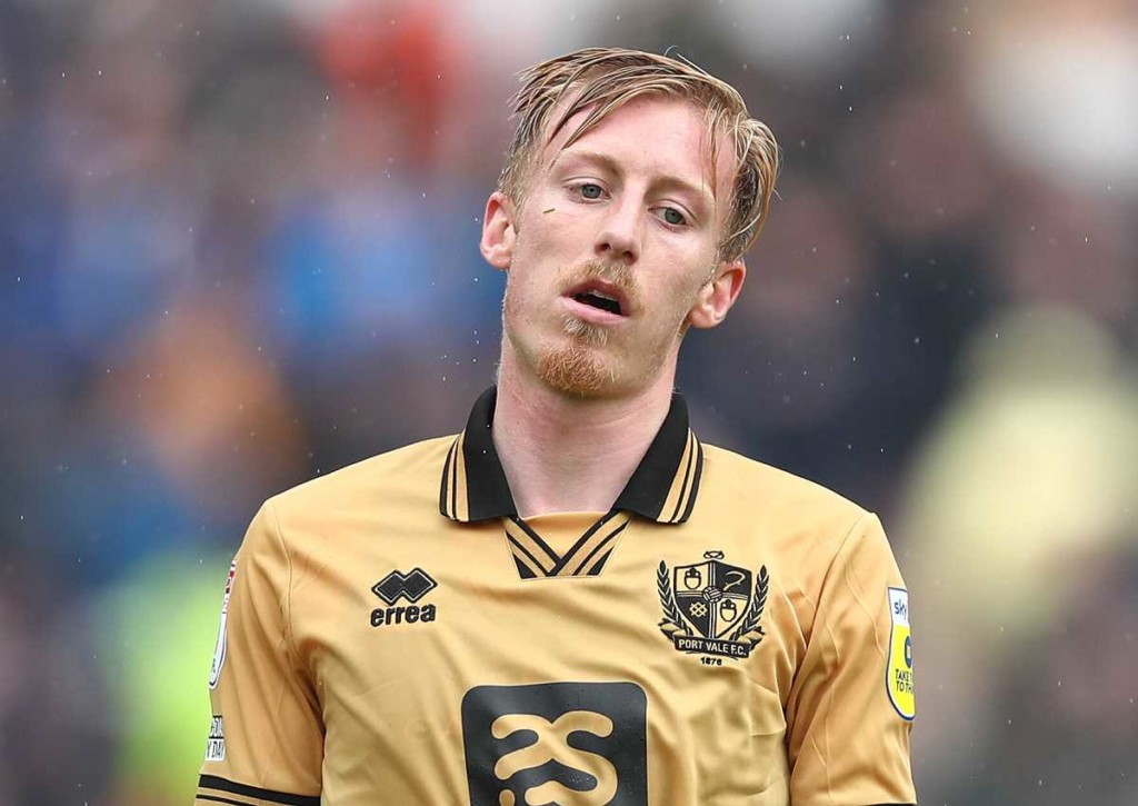 Bestätigt Port Vale (im Bild: Charsley) die Favoritenrolle gegen Swindon? © IMAGO / NurPhoto, 18.05.2022 Port Vale Swindon Tipp