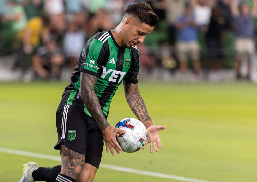 In der MLS kommt es diesmal zum Duell zwischen Charlotte und Austin (im Bild: Sebastian Driussi). © IMAGO / Icon Sportswire, 25.06.2022 Charlotte Austin Tipp