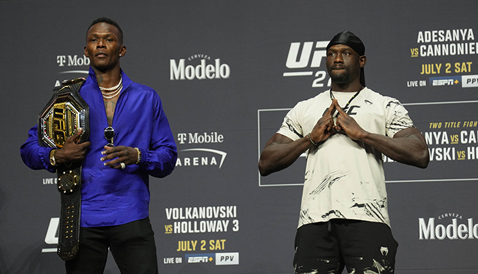 adesanya vs cannonier