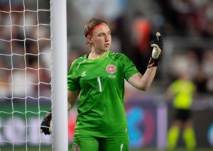 Meldet sich Dänemark (im Bild: Lene Christensen) bei der Frauen-EM gegen Finnland zurück? © IMAGO / AFLOSPORT, 09.07.2022 Dänemark Finnland Tipp