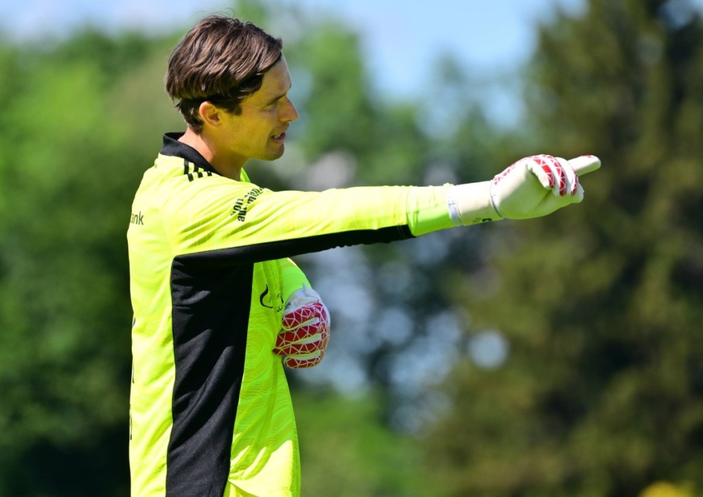 Wahrt Marwin Hitz mit dem FC Basel zuhause gegen die Crusaders die weiße Weste? © IMAGO / Zink, 25.06.2022 Wahrt Marwin Hitz mit dem FC Basel zuhause gegen die Crusaders die weiße Weste?