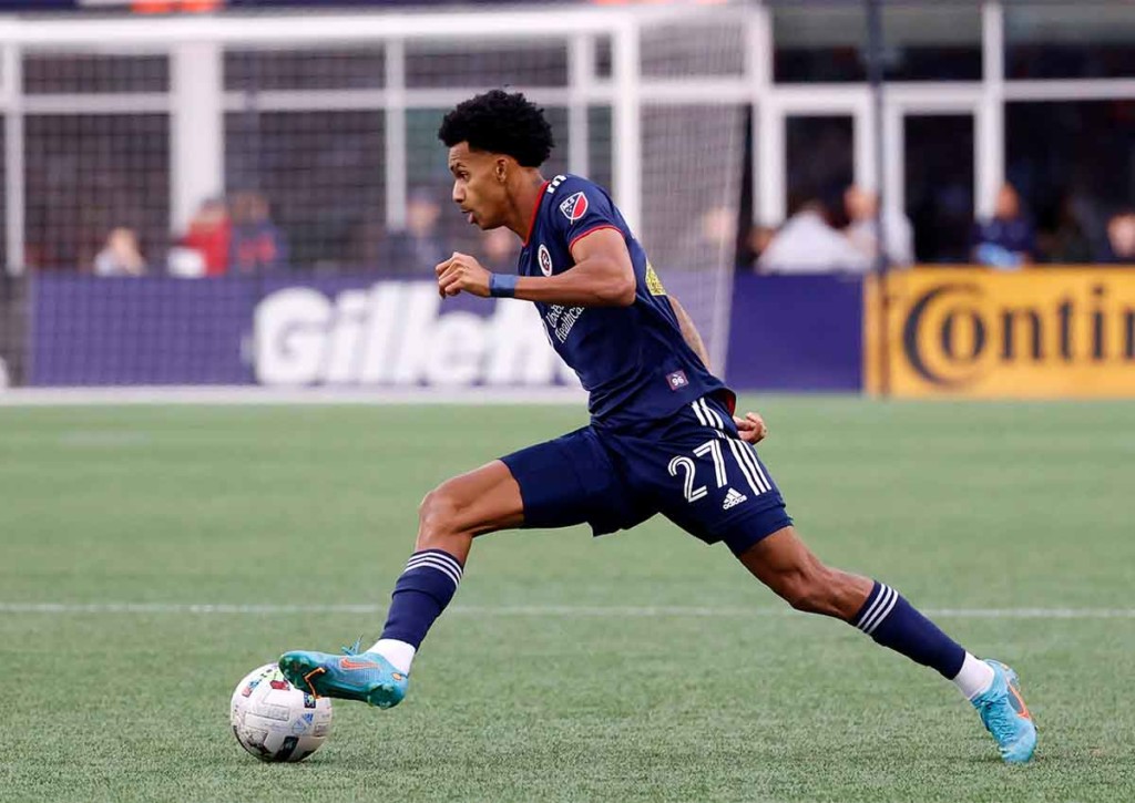 Nutzt New England Revolution (im Bild: Dylan Borrero) die Formschwäche von New York City aus? © IMAGO / Icon Sportswire, 19.06.2022 New York City New England Revolution Tipp