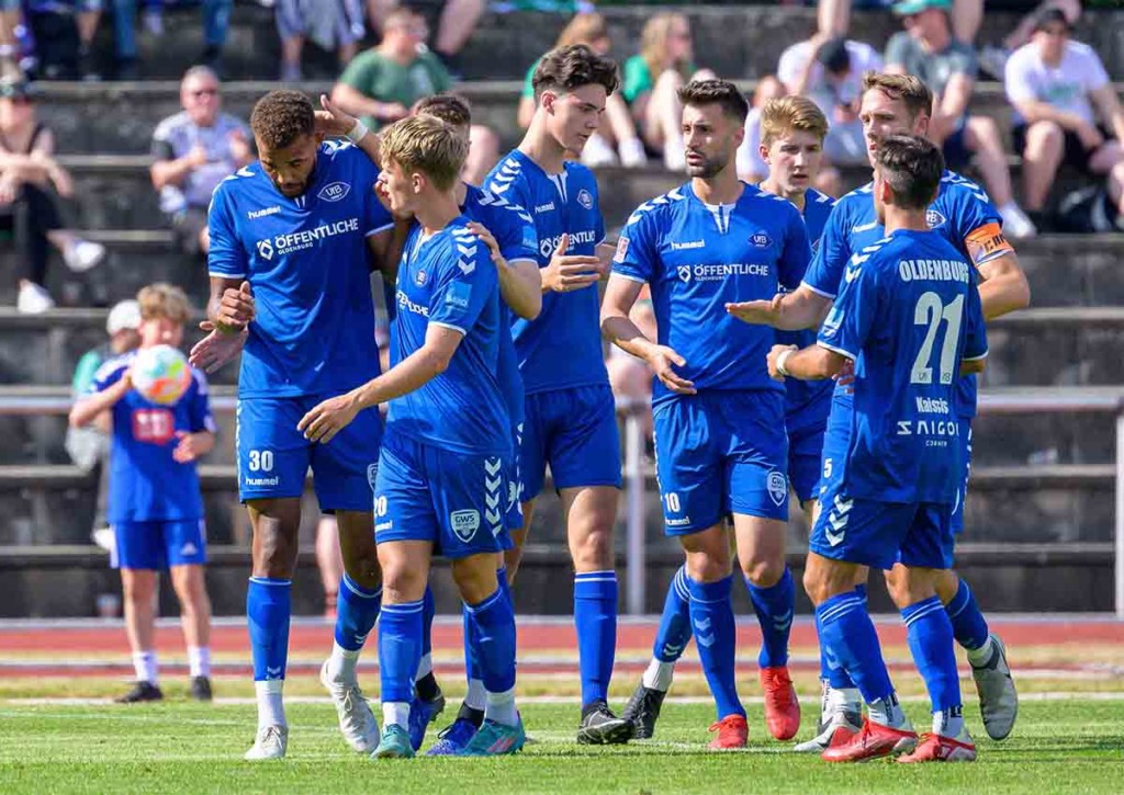 Gewinnt Oldenburg gegen seinen alten Bekannten Meppen sein Auftaktspiel? © IMAGO / Nordphoto, 25.06.2022 Oldenburg Meppen Tipp