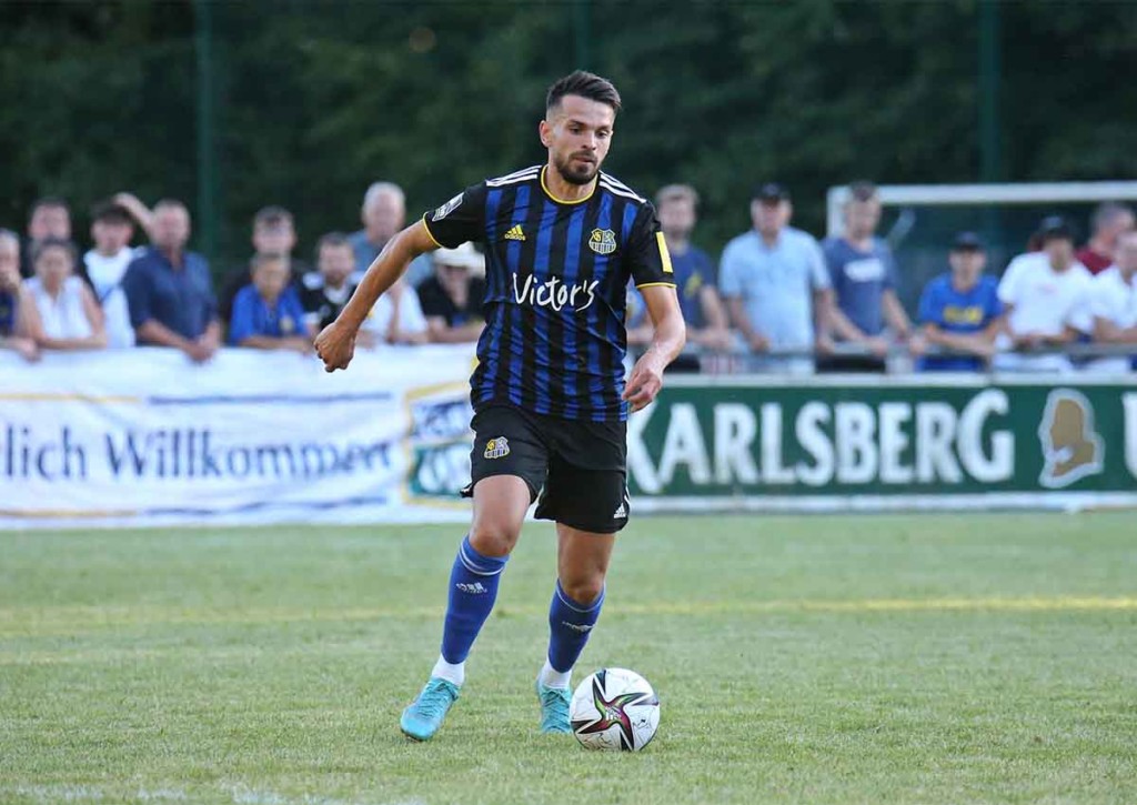 Gewinnt Saarbrücken (im Bild: Kasim Rabihic) sein Auftaktmatch gegen Verl? © IMAGO / Jan Huebner, 02.07.2022 Saarbrücken Verl Tipp