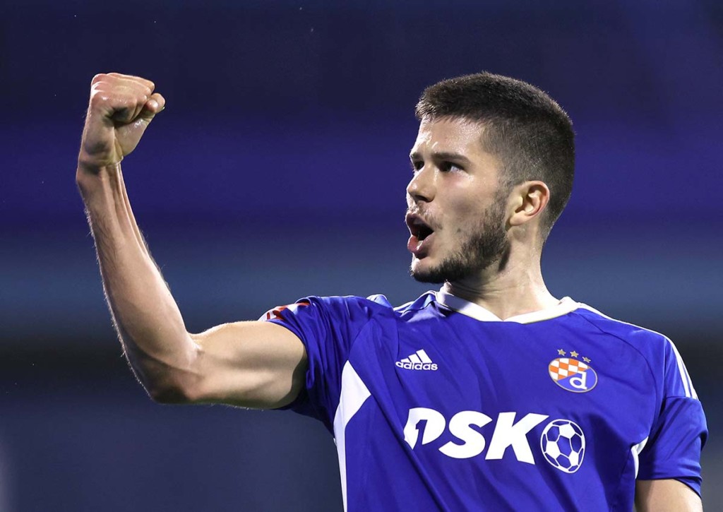 Für Dinamo Zagreb (im Bild: Dino Peric) zählt im Playoff-Rückspiel gegen Bodö/Glimt nur der Sieg. © IMAGO / Pixsell, 20.08.2022 Dinamo Zagreb Bodö/Glimt Tipp