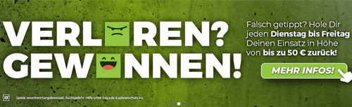 Happybet Cash Back Angebot zum DFB Pokal