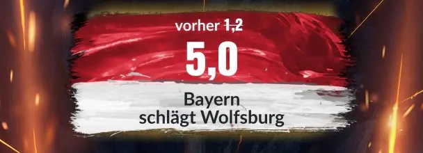 Bildbet Boost Bayern - Wolfsburg