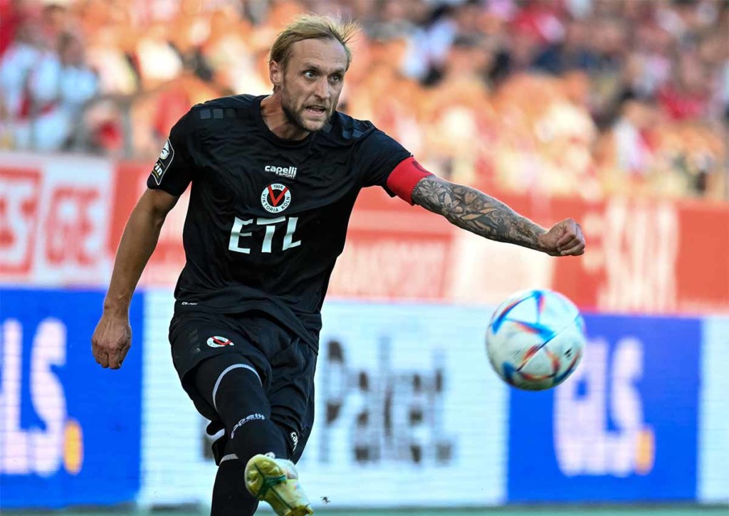 Kann Viktoria Köln (im Bild: Marcel Risse) bei Freiburg 2 an ihre Leistung von vergangener Woche anknüpfen? © IMAGO / Eibner, 09.08.2022 Freiburg 2 Viktoria Köln Tipp