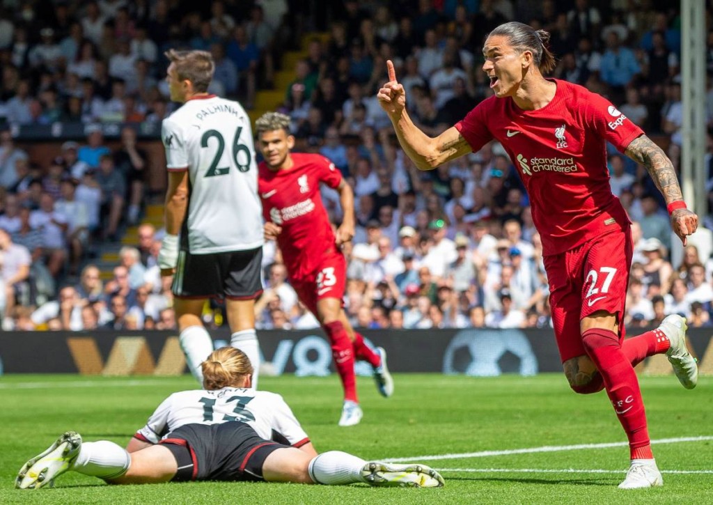 Trifft Darwin Nunez für Liverpool auch gegen Crystal Palace? © IMAGO / Pro Sports Images, 06.08.2022 Trifft Darwin Nunez für Liverpool auch gegen Crystal Palace?