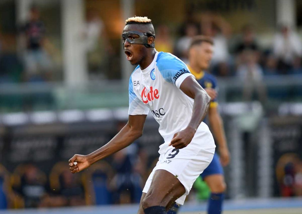 Neapel (im Bild: Osimhen) ist deutlicher Favorit gegen Monza © IMAGO / Buzzi, 15.08.2022 Neapel Monza Tipp