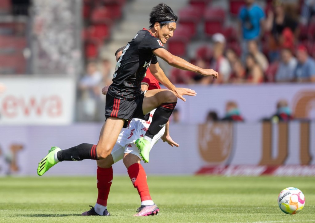 Gewinnt Union Berlin (im Bild: Genki Haraguchi) zum vierten Mal in Folge gegen RB Leipzig?