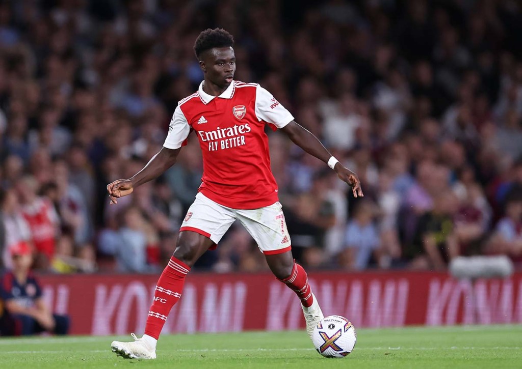 Das Londonder Derby steht an: Arsenal (im Bild: Bukayo Saka) empfängt Erzrivale Tottenham. © IMAGO / Offside Sports Photography, 31.08.2022 Arsenal Tottenham Tipp