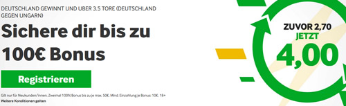 Deutschland Ungarn Quoten Boosts - Sportwetten Angebote