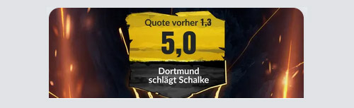 Dortmund Schalke Wett-Boost - Sportwetten Angebote