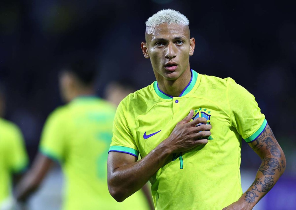 Fegt Brasilien (im Bild: Richarlison) im Testspiel Tunesien vom Platz? © IMAGO / Sportimage, 23.09.2022 Brasilien Tunesien Tipp