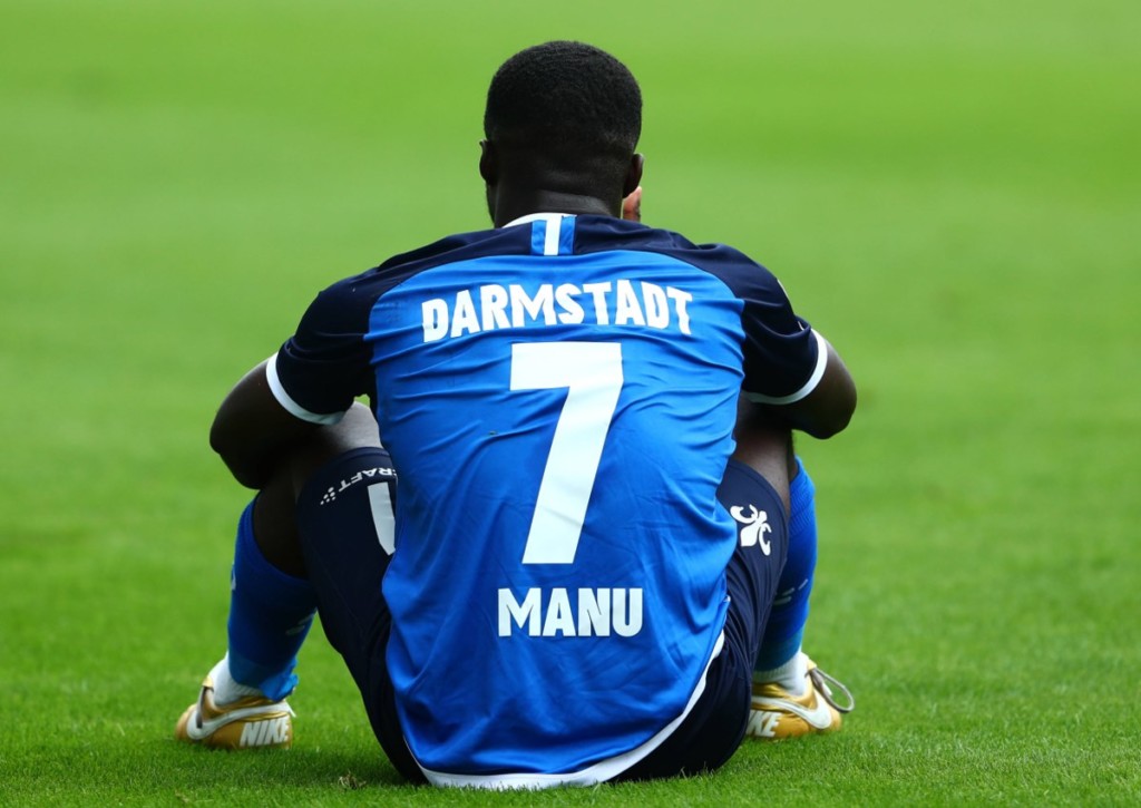 Muss Darmstadt (im Bild: Braydon Manu) gegen Bielefeld einen Rückschlag hinnehmen?