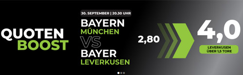 Bayern Leverkusen Quoten Boost - Sportwetten Angebote