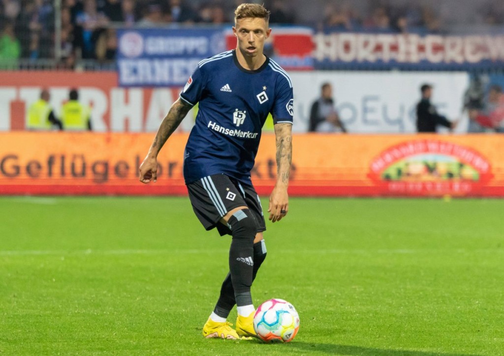 Gewinnt der HSV (im Bild: Sonny Kittel) das Spitzenspiel gegen Düsseldorf?