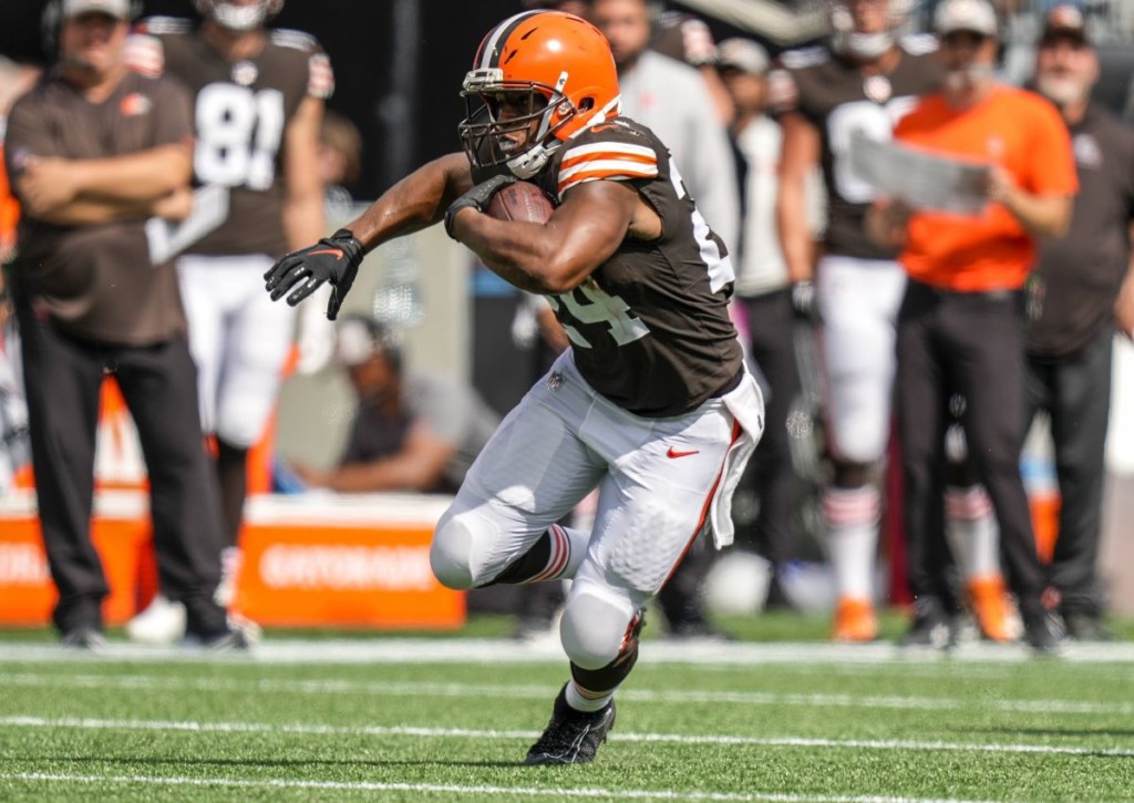 Ist Nick Chubb auch im Spiel seiner Browns bei den Falcons nicht zu stoppen?