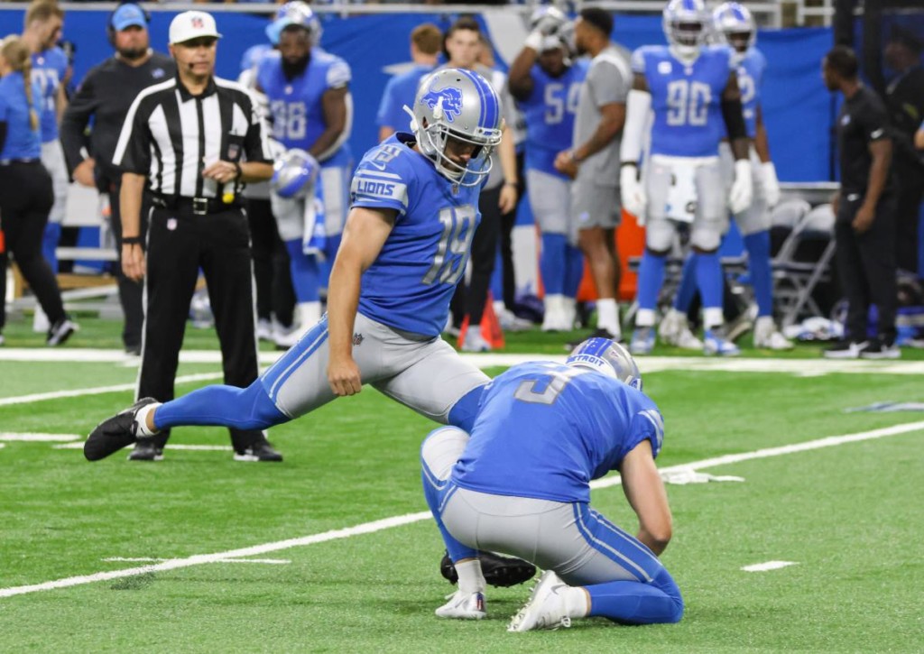 Entscheidet ein Field Goal von Adam Seibert das Match zwischen den Lions und den Commanders?