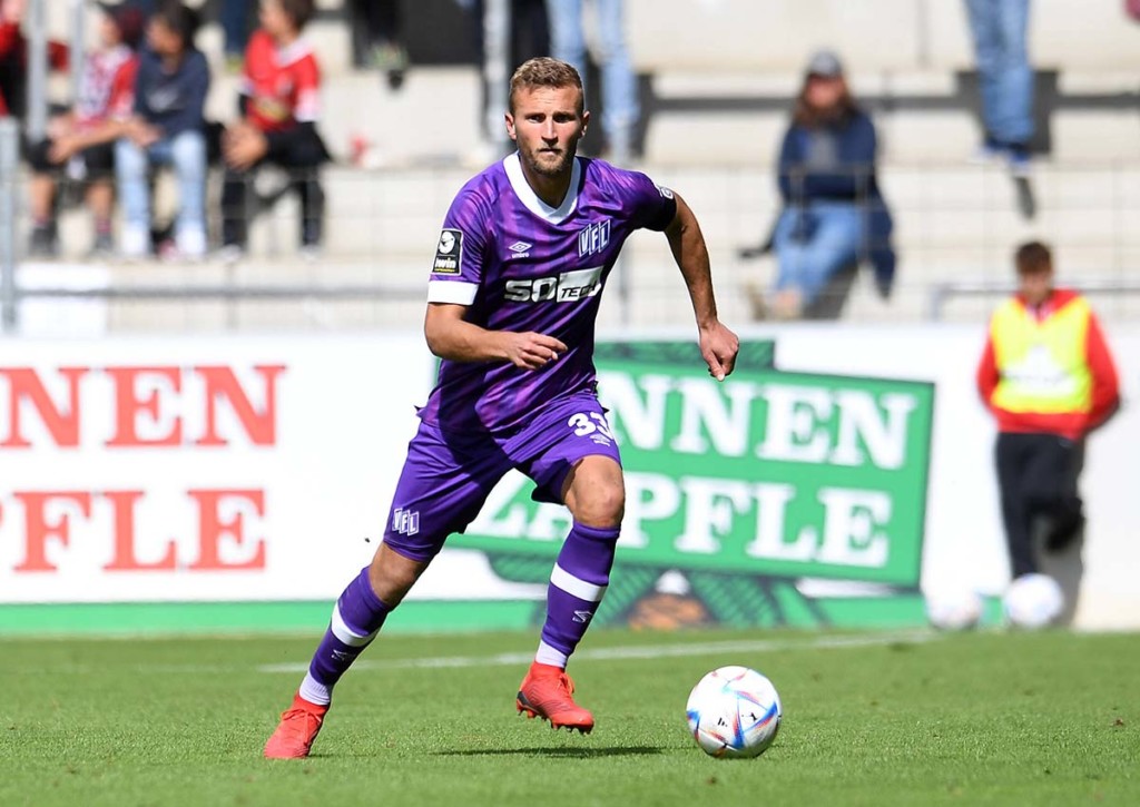 Osnabrück (im Bild: Timo Beermann) peilt gegen Mannheim Punkte an. © IMAGO / osnapix, 18.09.2022 Osnabrück Mannheim Tipp