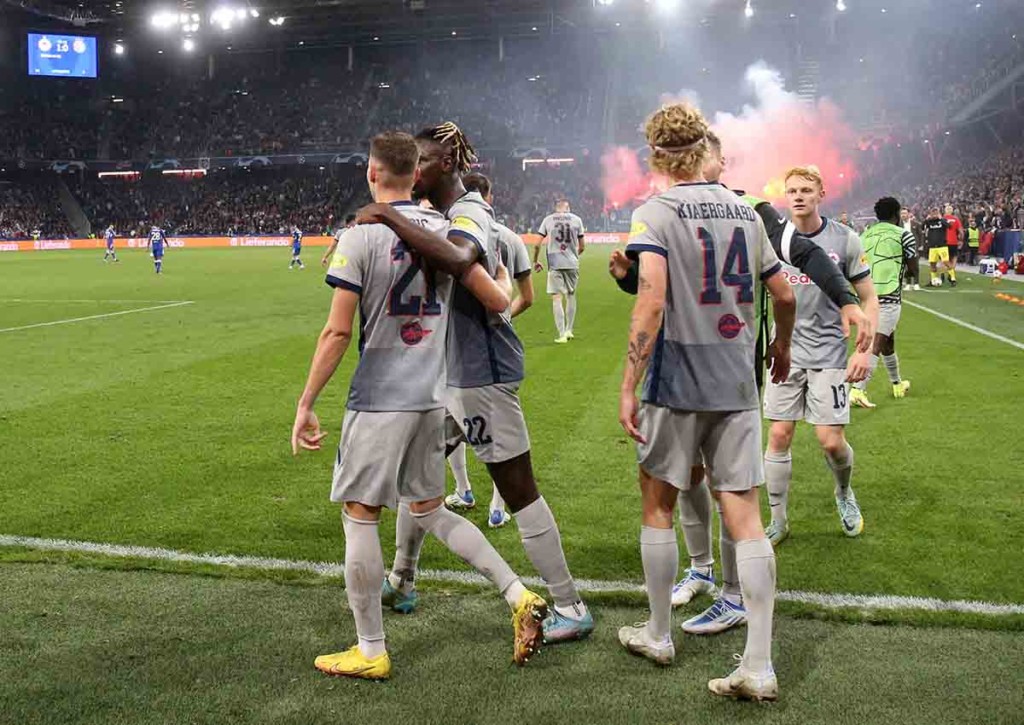Bei AC Milan gegen Red Bull Salzburg benötigen Okafor und Co. Tore für ein internationales Überwintern! © IMAGO / Pixsell, 05.10.2022 AC Milan vs. Red Bull Salzburg Tipp 11 2022