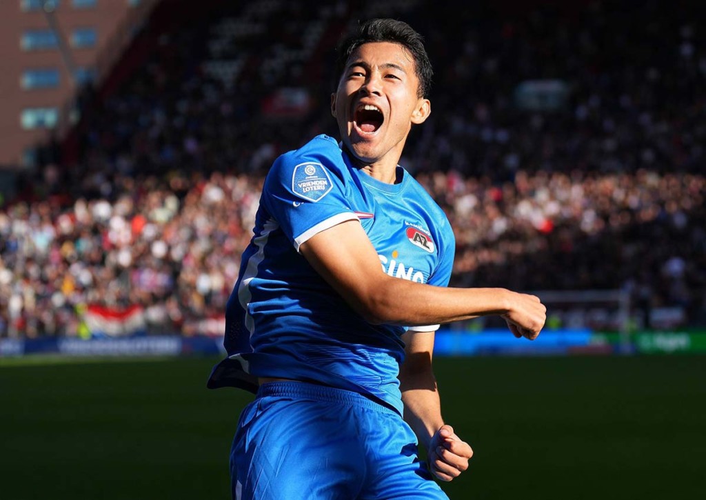 Setzt sich Alkmaar (im Bild: Yukinari Sugawara) in Limassol durch? © IMAGO / ANP, 09.10.2022 Apollon Limassol AZ Alkmaar Tipp