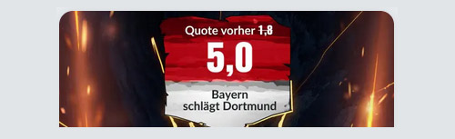 Dortmund Bayern Quoten Boost