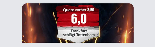 Frankfurt Tottenham Quoten Boost