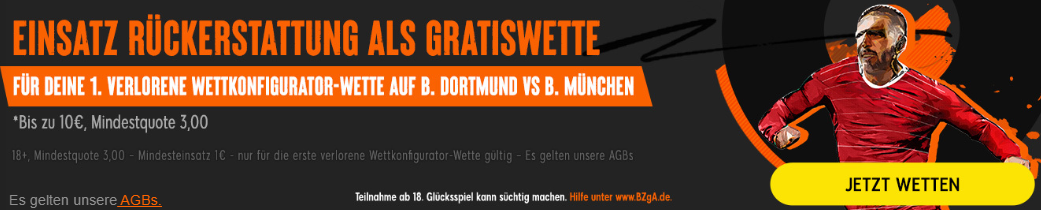 BVB - Bayern Gratiswette